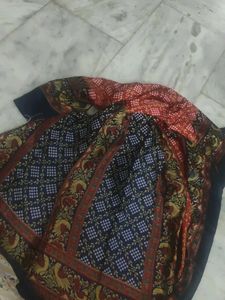 Red &amp; Blue Saree