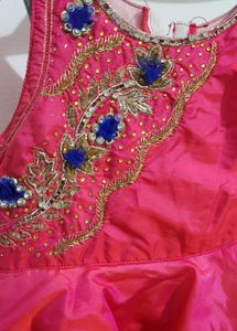 Girls Pink Party Dress