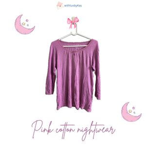 Pink nightwear