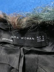 Zara Women &amp; Girl Faux Fur Jacket