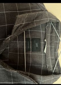 Grey Plaid Long Sleeve Shirt
