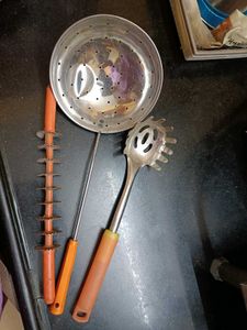 Pasta Serving Spoon, spring potato and frying spoo