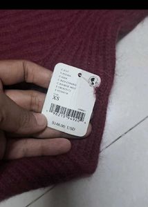 Burgundy Turtleneck Sweater