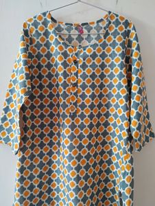 Printed Straight Kurta