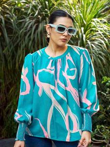 Abstract Print Top, xl size