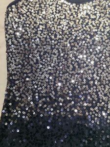 A Blue Partywear Sequin Top
