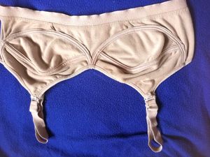 Vintage Beige Bra Girdle