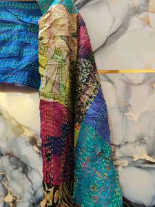 brand NEW KANTHA Patchwork Stole