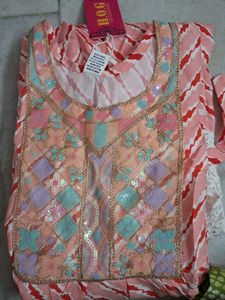 Elegant Embroidered Kurta