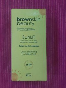 BrownSkin Beauty Sunscreen SunLit Serum