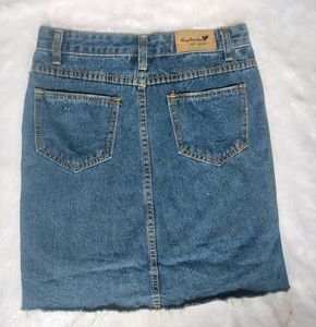 Denim Mini Skirt