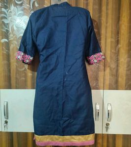 Embroidered Blue Kurta
