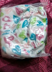 Cloth Diaper with Heart Design