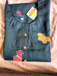 Butterfly Print Kurti
