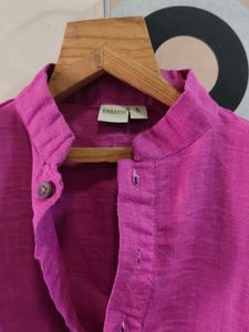 Pink Cotton Kurta