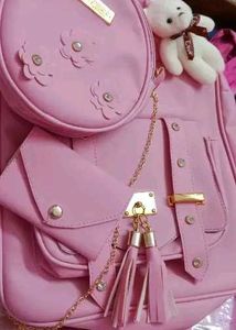 Cute Backpack with Teddy - Available in 3 Colors