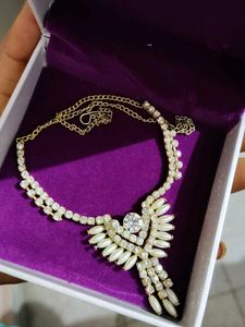 Vintage Pearl &amp; Rhinestone Necklace Set