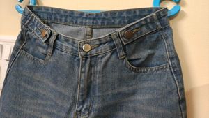 Urbanic - Straight Wide Leg Denim Jeans
