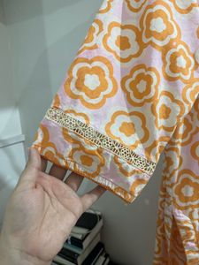 3pcs Floral Print co ord Kurta set