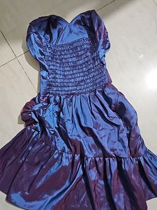 Imported Purple Mini Dress