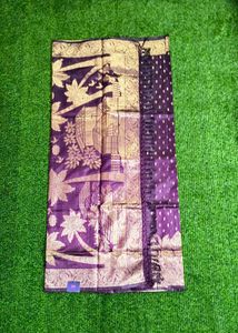 Benarasi Jari Silk Saree - Plum Purple