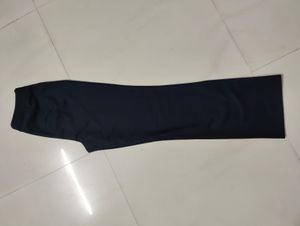 Black Flare Leg Trousers