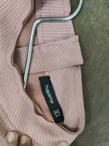 Chic Pink Mock Neck Top