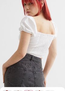 H&amp;M White Corset
