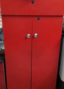 Red Wardrobe with Mirror Pack Of 2