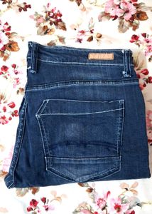 Dark Wash Denim Jeans - Size 34