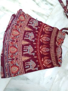 Elephant Print Wrap Skirt