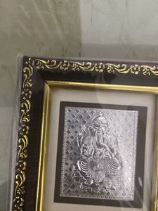 999 Pure Silver Ganesha Frame