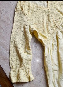 Chic Yellow Mini Dress