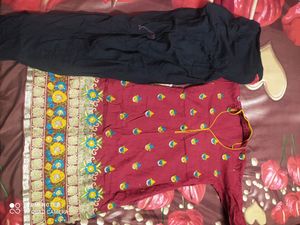 Stitched Kurta Set With Dupatta And Salwar
