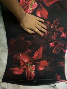 Floral Bodycon Midi Dress