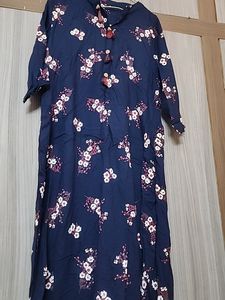 Unused Navy Blue Kurta