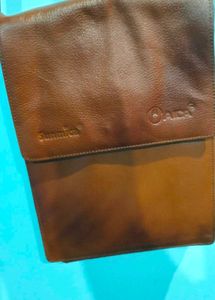 Leather Messenger Bag
