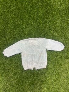 Cute Baby Blue Knit Sweater