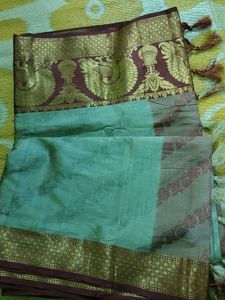 Ethnic Gold Zari Banarasi Saree