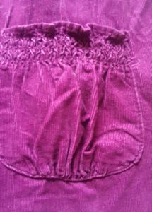 Simple Sleeveless Corduroy dress for girls / women