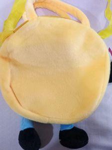 Cute Yellow Furry Minion Bag For Kids...