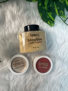 Insight Makeup Trio (Blush, Highlighter &amp; Powder)