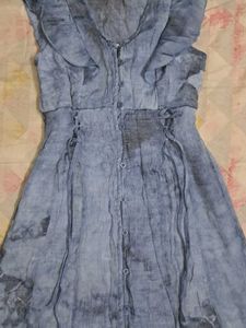 Tie Dye Vintage Blue Dress