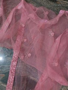Pink Embellished Embroidered Lehenga Choli Dupatta