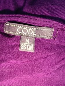 Purple Party Dress M Size