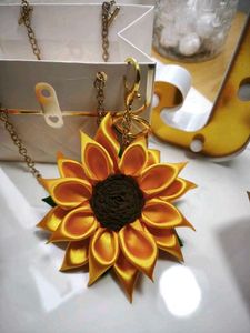 Sunflower Keychain