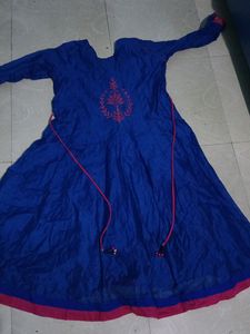 Blue Anarkali