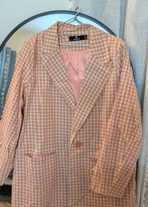 Checkered Blazer