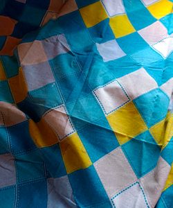 Diamond Pattern Bedsheet (used)