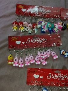 Set Of Five Dozen Keychains- Total 60 Pieces...